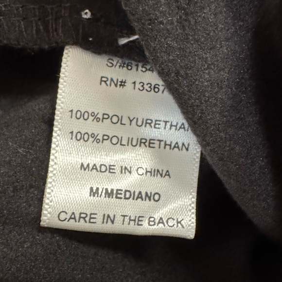 Women's Black Lace-Up Leggings - Picture 3 of 6